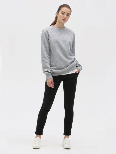 Толстовка унисекс Sully, светло-серый меланж 