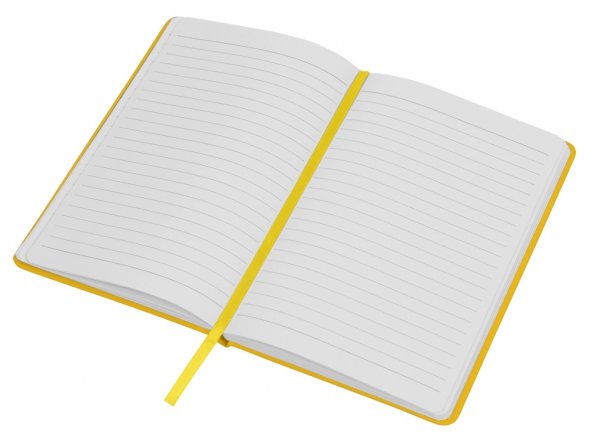 Блокнот Spectrum A5, желтый 