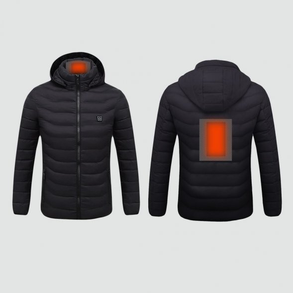 Куртка с подогревом Thermalli Chamonix, черная 