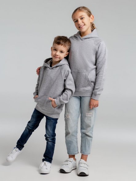 Толстовка детская Stellar Kids, серый меланж 