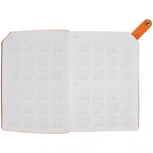 Ежедневник Angle, недатированный, оранжевый 