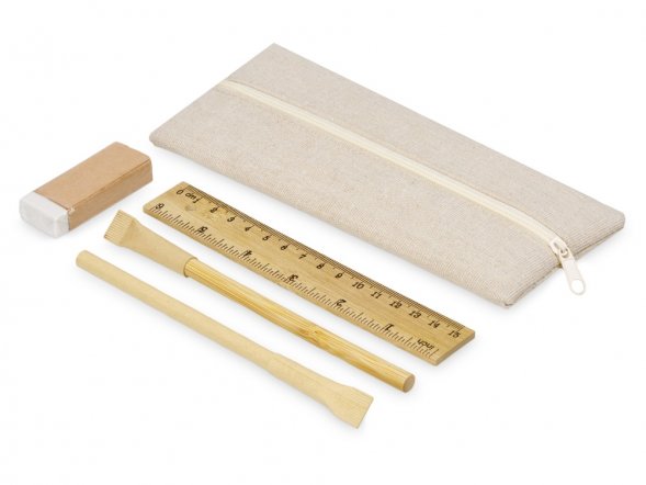 Канцелярский набор Bilbao, бежевый 