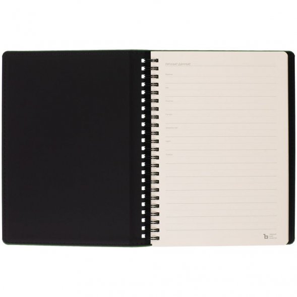 Ежедневник Spring Urban, недатированный, зеленый 