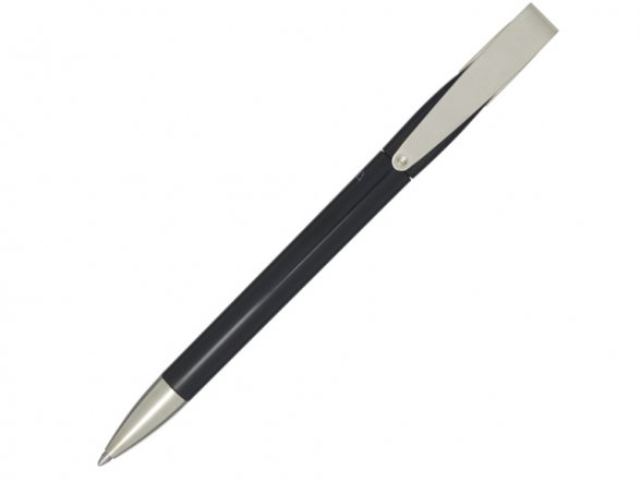 Ana шариковая ручка из переработанной пластмассы - сплошной черный 