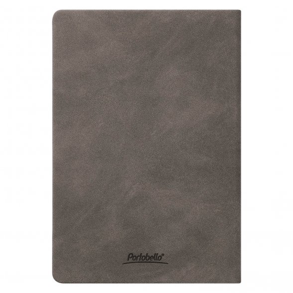 Ежедневник Stella недатированный с магнитом на обложке, серый 