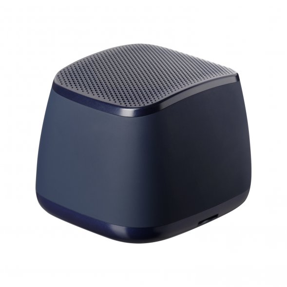 Беспроводная колонка с подсветкой Glow 75dB 1200 mAh, синяя (вход Type-C) 