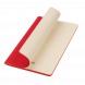 Блокнот Alpha slim, красный 