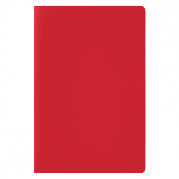 Блокнот Alpha slim, красный 