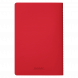 Блокнот Alpha slim, красный 