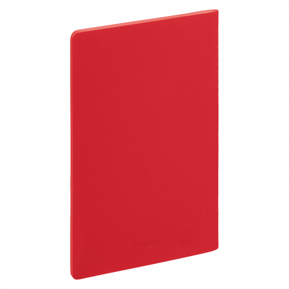 Блокнот Alpha slim, красный 