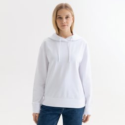 Худи с капюшоном, унисекс  ALEX белый, размер M