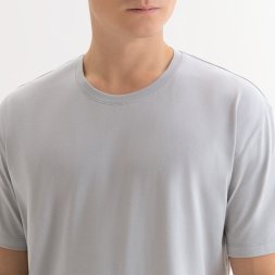 Футболка унисекс KRIS, 100% хлопок, 150 гр., светло-серая, размер S