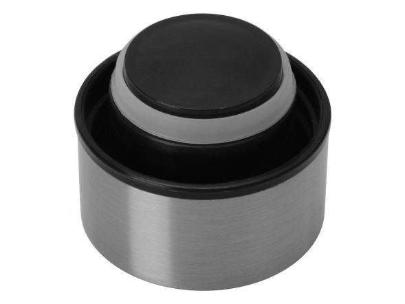 Вакуумная термобутылка Cask Waterline, 500 мл, тубус, серебристый глянцевый 