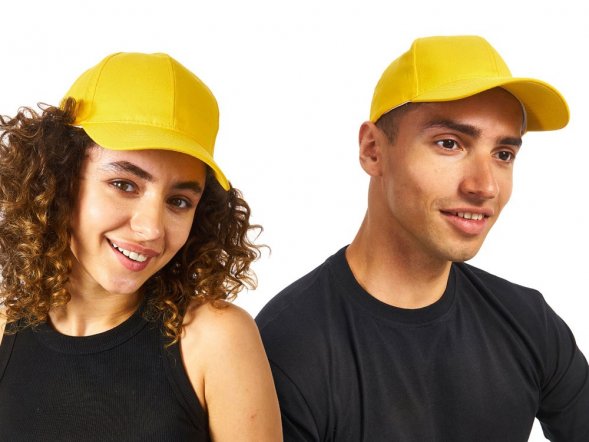 Бейсболка Detroit 6-ти панельная, желтый 