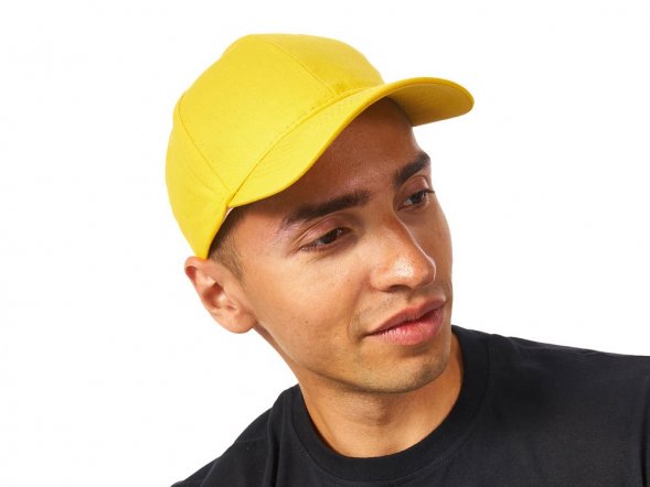 Бейсболка Detroit 6-ти панельная, желтый 