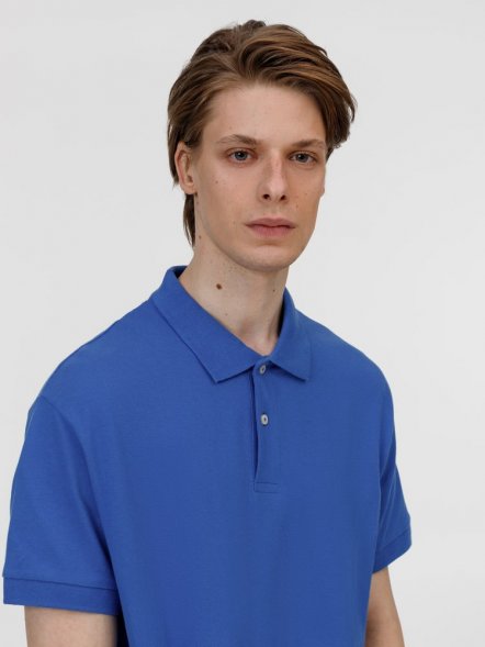 Рубашка поло унисекс Pacific, ярко-синяя (royal) 