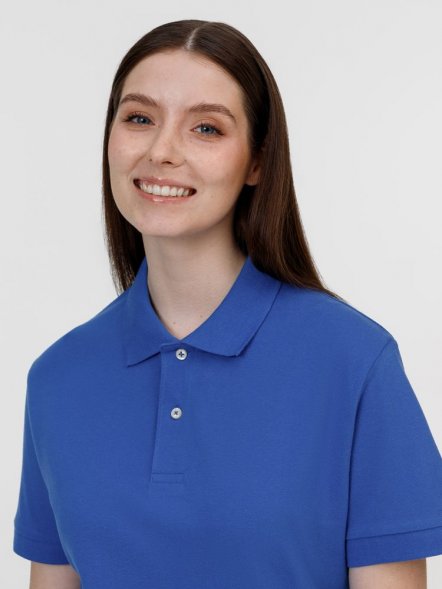 Рубашка поло унисекс Pacific, ярко-синяя (royal) 