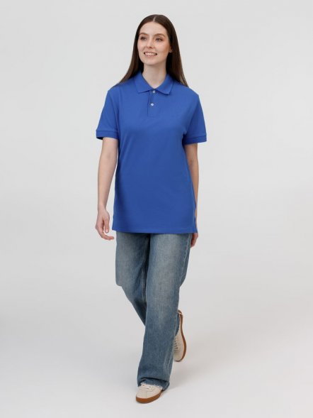 Рубашка поло унисекс Pacific, ярко-синяя (royal) 