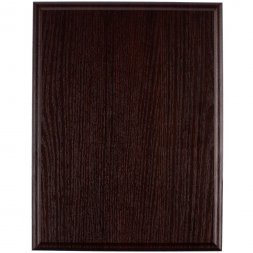 Плакетка Plaque, большая, вишня с серебристой пластиной