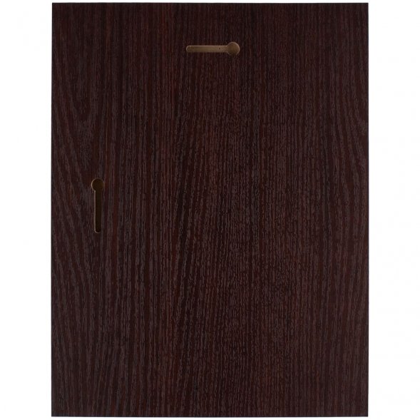 Плакетка Plaque, большая, вишня с серебристой пластиной 