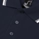 Рубашка поло мужская с контрастной отделкой Practice 270, темно-синий/белый 