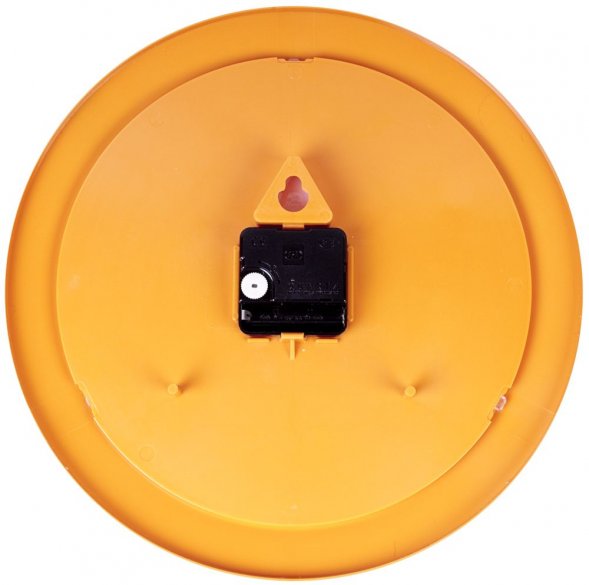 Часы настенные Vivid Large, оранжевые 