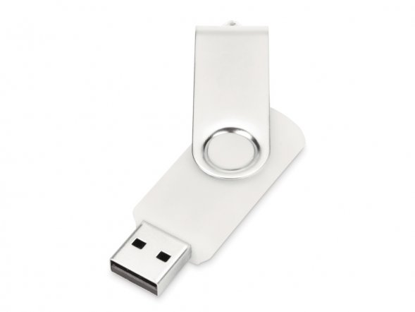 Флеш-карта USB 2.0 8 Gb Квебек, белый 
