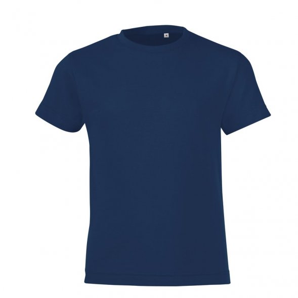 Футболка детская Regent Fit Kids, кобальт (темно-синяя) 