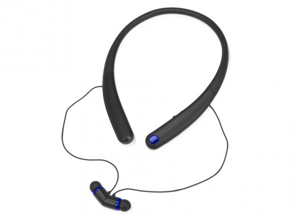 Беспроводные наушники с микрофоном Soundway, черный/синий 