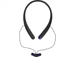 Беспроводные наушники с микрофоном Soundway, черный/синий