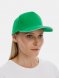 Бейсболка Long Beach, ярко-зеленая с белым 