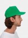 Бейсболка Long Beach, ярко-зеленая с белым 
