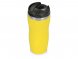 Термокружка Mony Steel 350 мл, soft touch, желтый 