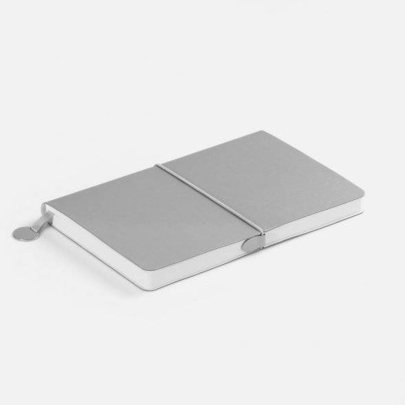 Ежедневник Waltz, недатированный, серебристый 