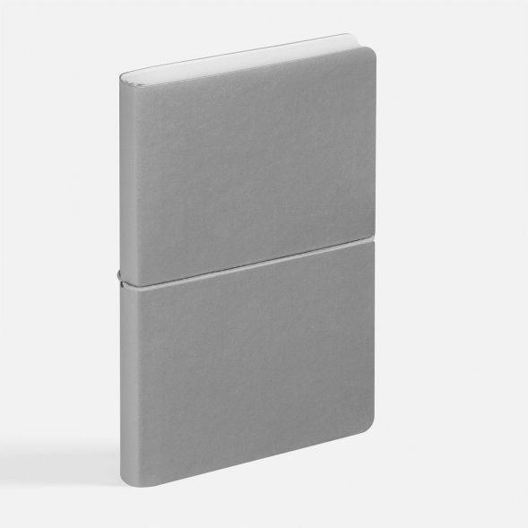 Ежедневник Waltz, недатированный, серебристый 