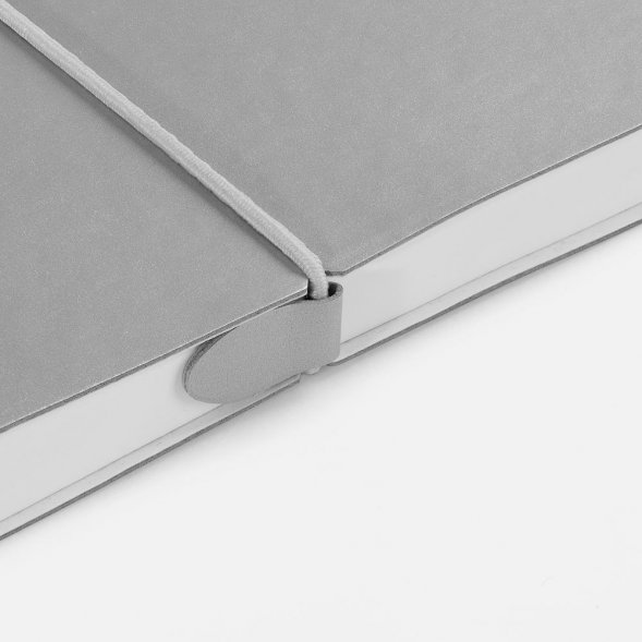 Ежедневник Waltz, недатированный, серебристый 