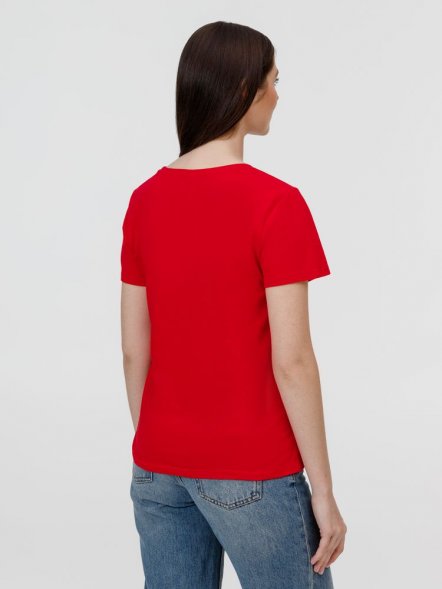 Футболка женская E150, красная 