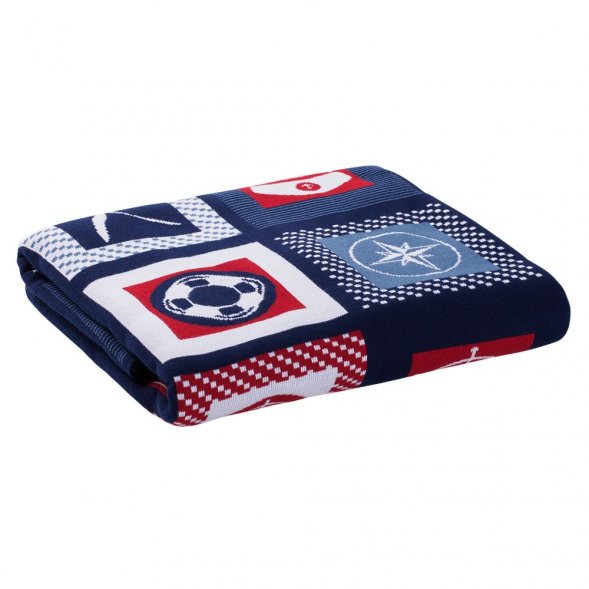 Плед Industry, морской 