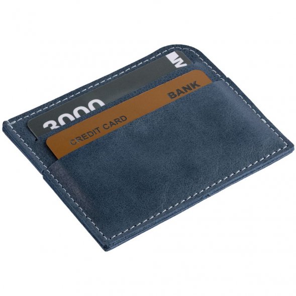 Чехол для карточек Apache, синий 