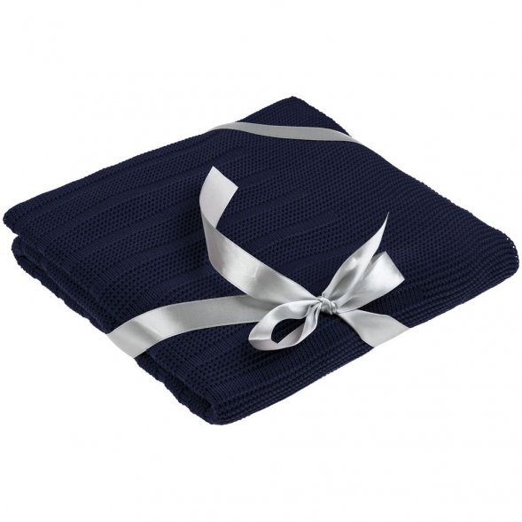 Плед Field, темно-синий 