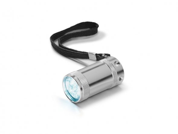 SADO. Фонарь из алюминия, Серебряный 