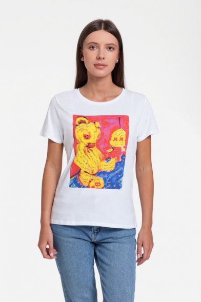 Футболка женская I Don&amp;#039;t See You, белая 