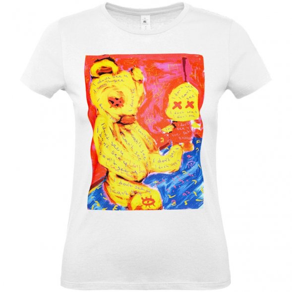 Футболка женская I Don&amp;#039;t See You, белая 