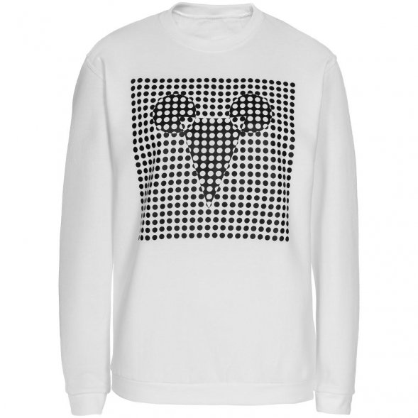 Свитшот Optical Mouse, белый 