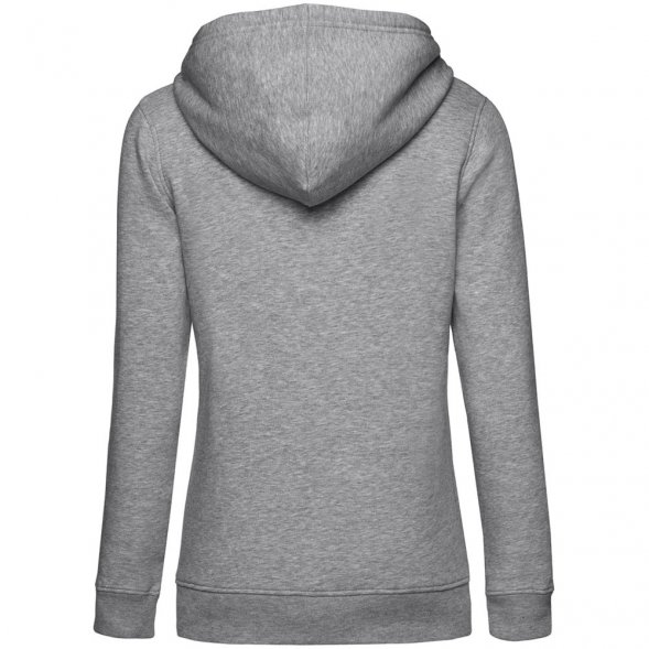 Толстовка с капюшоном женская BNC Inspire (Organic), серый меланж 