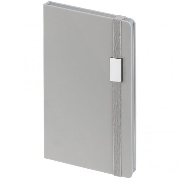 Блокнот Shall Direct, серый 