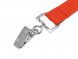 Ланьярд с клипом, красный 