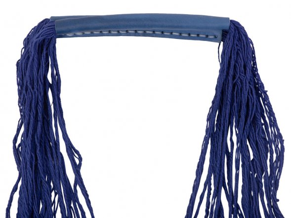 Авоська Dream L наплечная 25 литров с кожаными ручками, синий (12) 