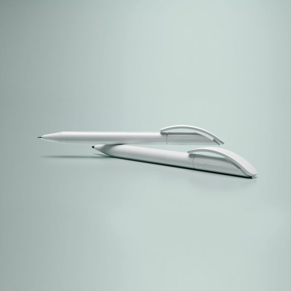 Ручка шариковая Prodir DS3 TPP Antibacterial, белая 