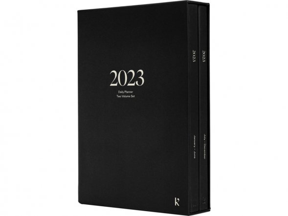 Ежедневник в твердом переплете формата A5 Karst, черный 